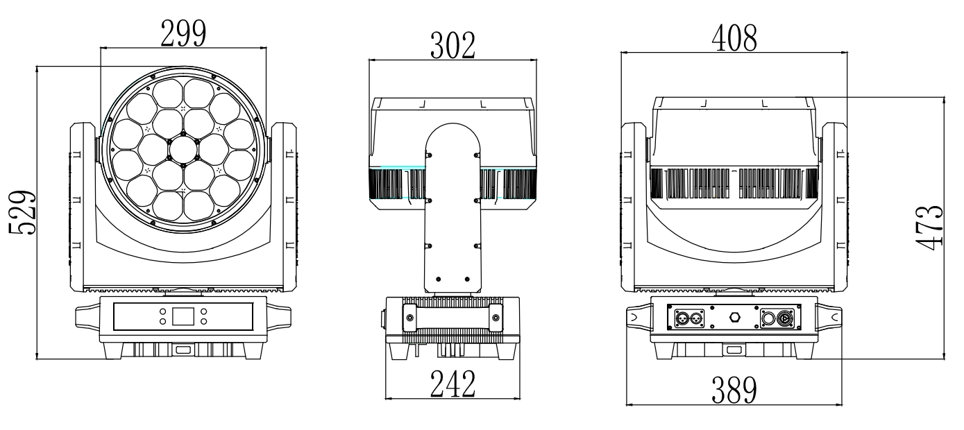 Đèn Moving Head Litelees: Sức Mạnh Chùm Tia & Tốc Độ Quét