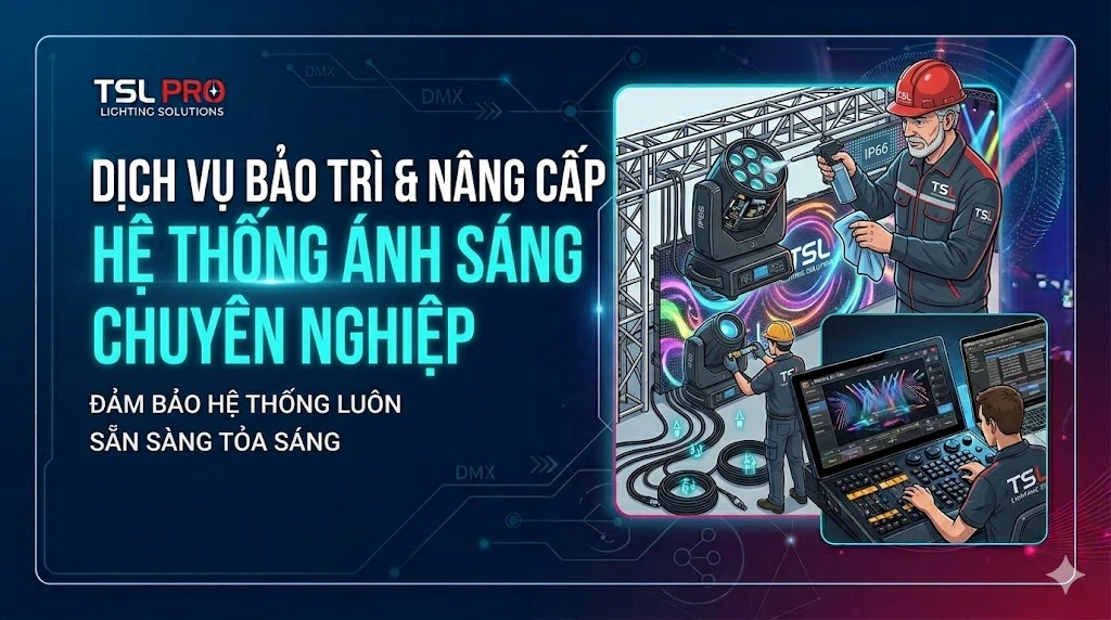 Bảo trì & Nâng cấp hệ thống ánh sáng chuyên nghiệp (Maintenance & Upgrade)