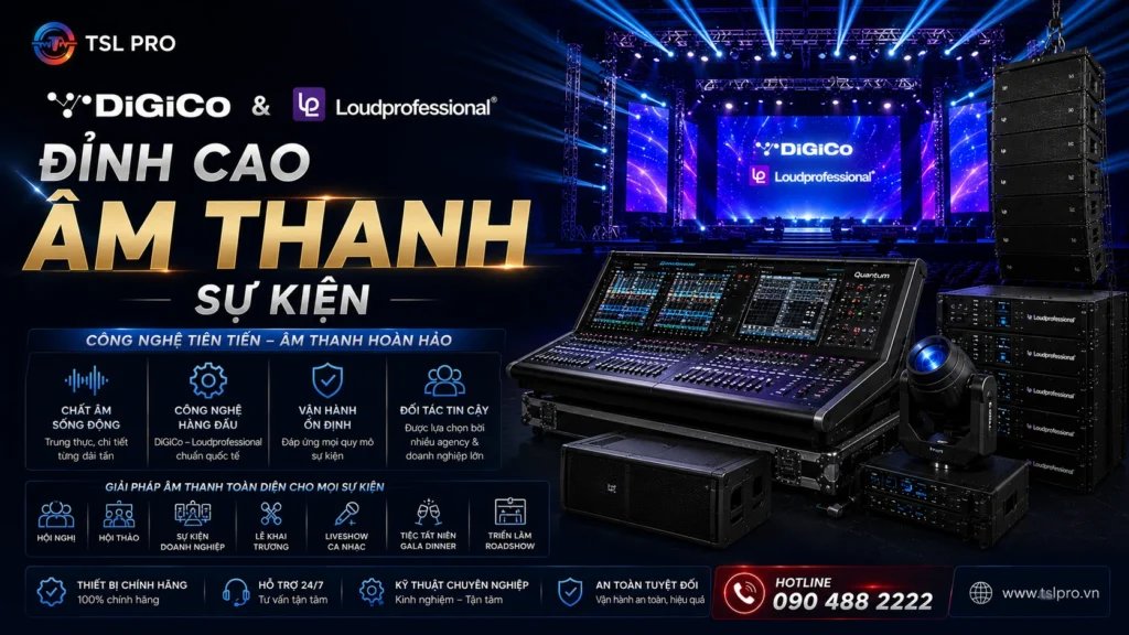 DiGiCo & Loudprofessional: Đỉnh Cao Âm Thanh Sự Kiện