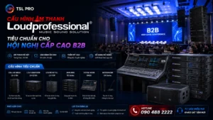 Cấu Hình Âm Thanh Loudprofessional Tiêu Chuẩn Cho Hội Nghị Cấp Cao B2B
